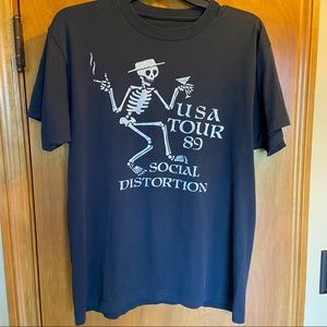 VINTAGE Social Distortion Concert T-shirt, SUPER RARE COLLECTIBLE!